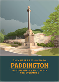 Print A2 Paddington Memorial by Domenic Bartolo