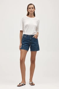 Image 1 of marle curve seam jean short