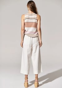 Image 4 of pol Miley crop pant off white