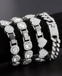 4 piece tennis bracelet set