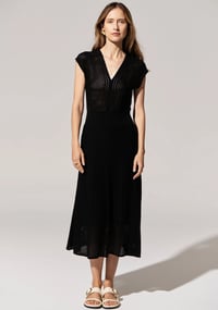 Image 3 of pol paco knit dress black