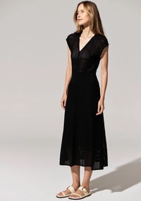 Image 1 of pol paco knit dress black