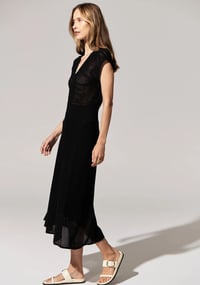 Image 2 of pol paco knit dress black