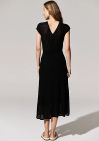 Image 5 of pol paco knit dress black