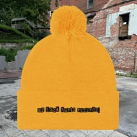 Image 4 of MBHR Pom-Pom Beanie (Black Logo)