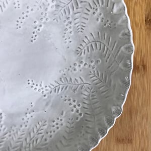 Image of Greyware Wattle Cake Stand  (151110)