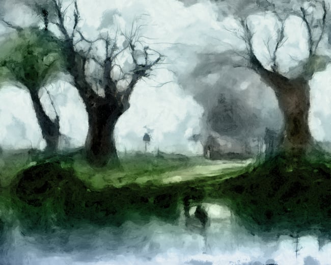 Lakeside Barn and the Void