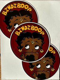 Bindi Boop Circle Sticker 3"x3"