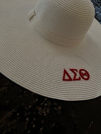 Image 1 of WHITE SUN HAT