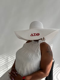 Image 2 of WHITE SUN HAT