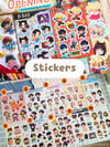 All Sticker Sheets  | SxF, BTS, TRIGUN, etc