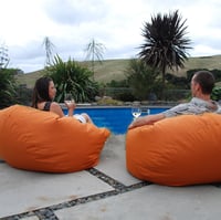 Image 1 of Classic Tuscan Orange Outdoor Bean Bag