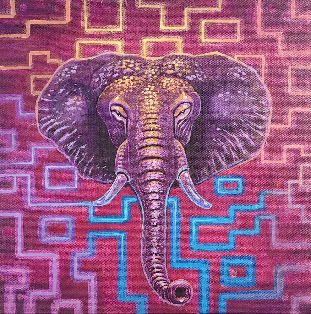 Image of Gentle Giant (Original Painting)