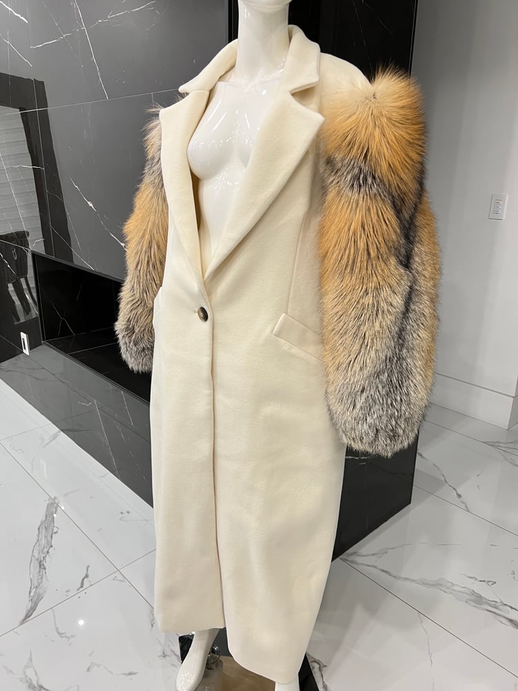 Image of TRINITY FUR TRENCH COAT