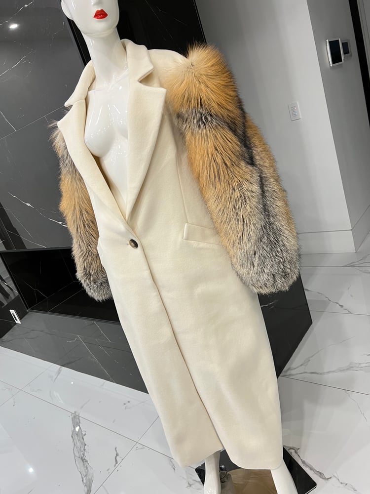 Image of TRINITY FUR TRENCH COAT