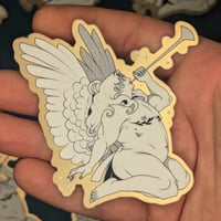 Trumpeting Angel sticker