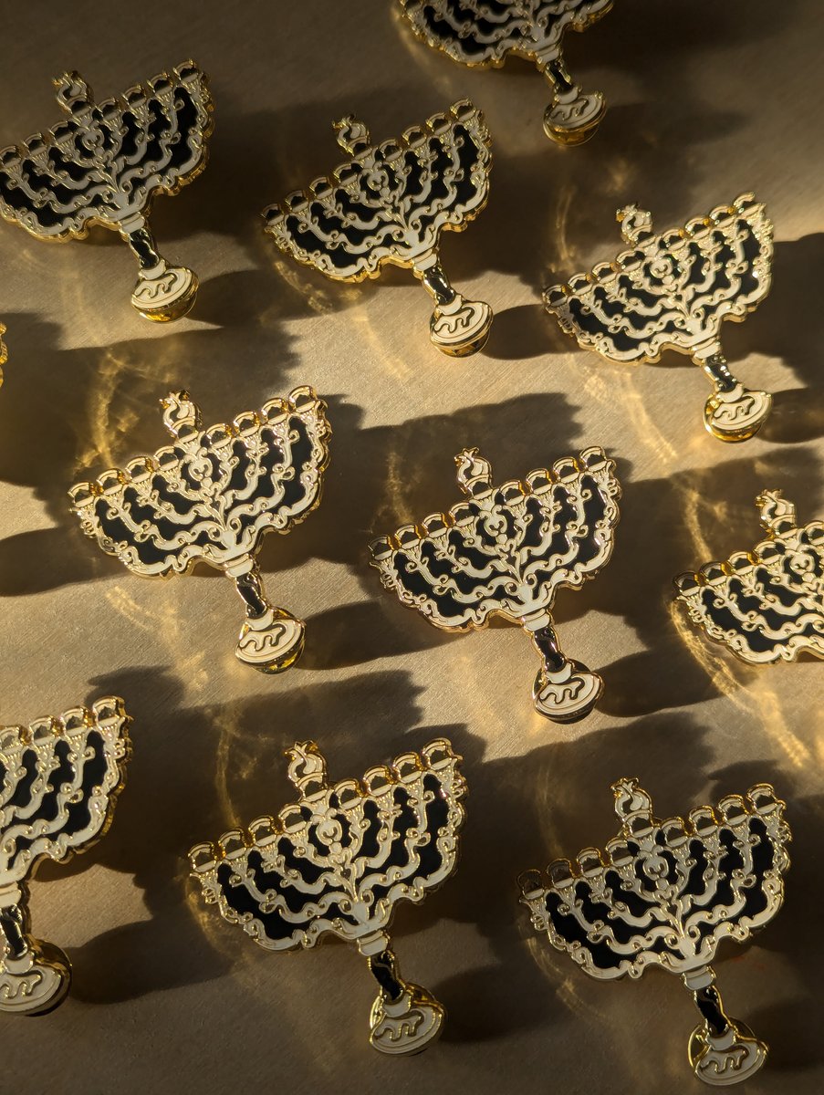 Menorah Enamel Pin | Hyde Angelus