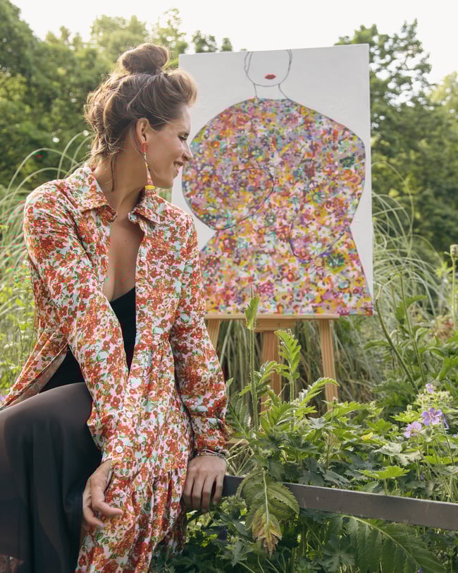 You Dress Like Your Paintings - Fine Art Print