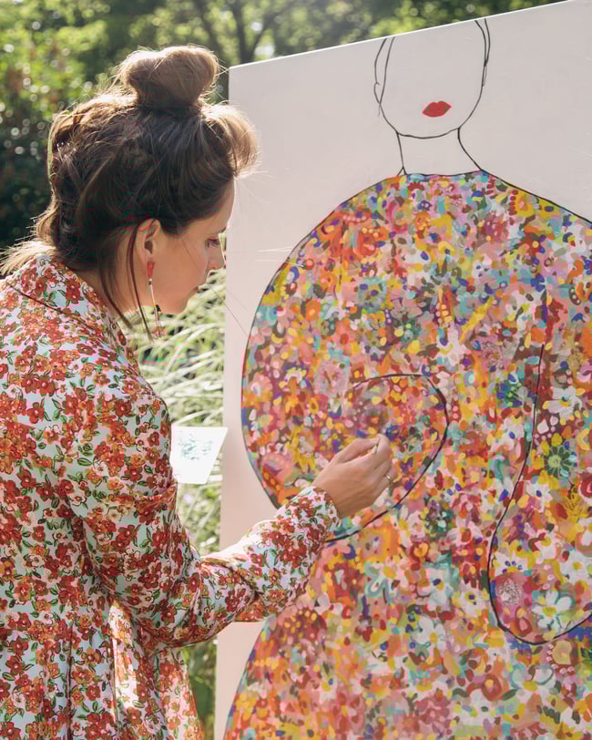 You Dress Like Your Paintings - Fine Art Print