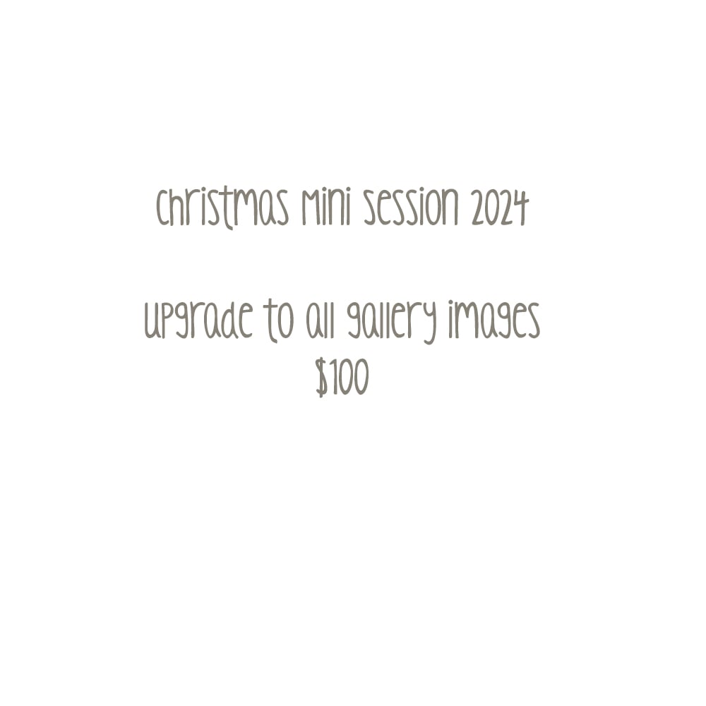 Image of $100 ~ Xmas 2024 Upgrade to all gallery images