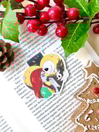Marcapáginas Disney Pesadillas antes de Navidad, Edición Corazones holográficos.