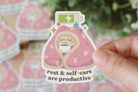 Rest & Self-Care Are Productive - Sticker