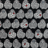 Image 2 of WOOL EWE BE MINE 42 pc 10" Square Pack by Maria Kalinowski of Kanvas Studios for Benartex Inc.