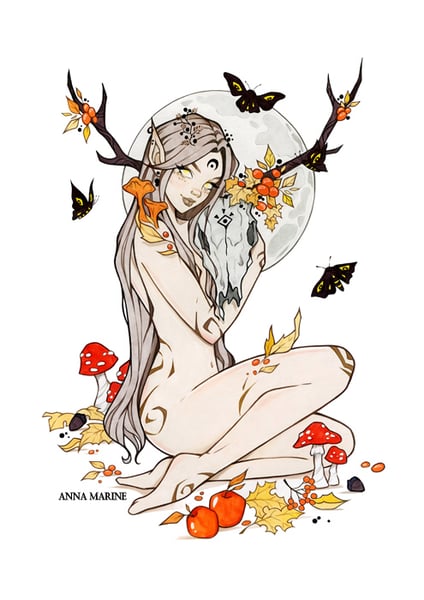 Image of Autumn days original artwork 