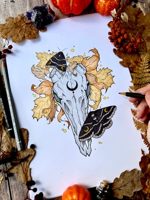 Image of Autumn requiem original artwork 