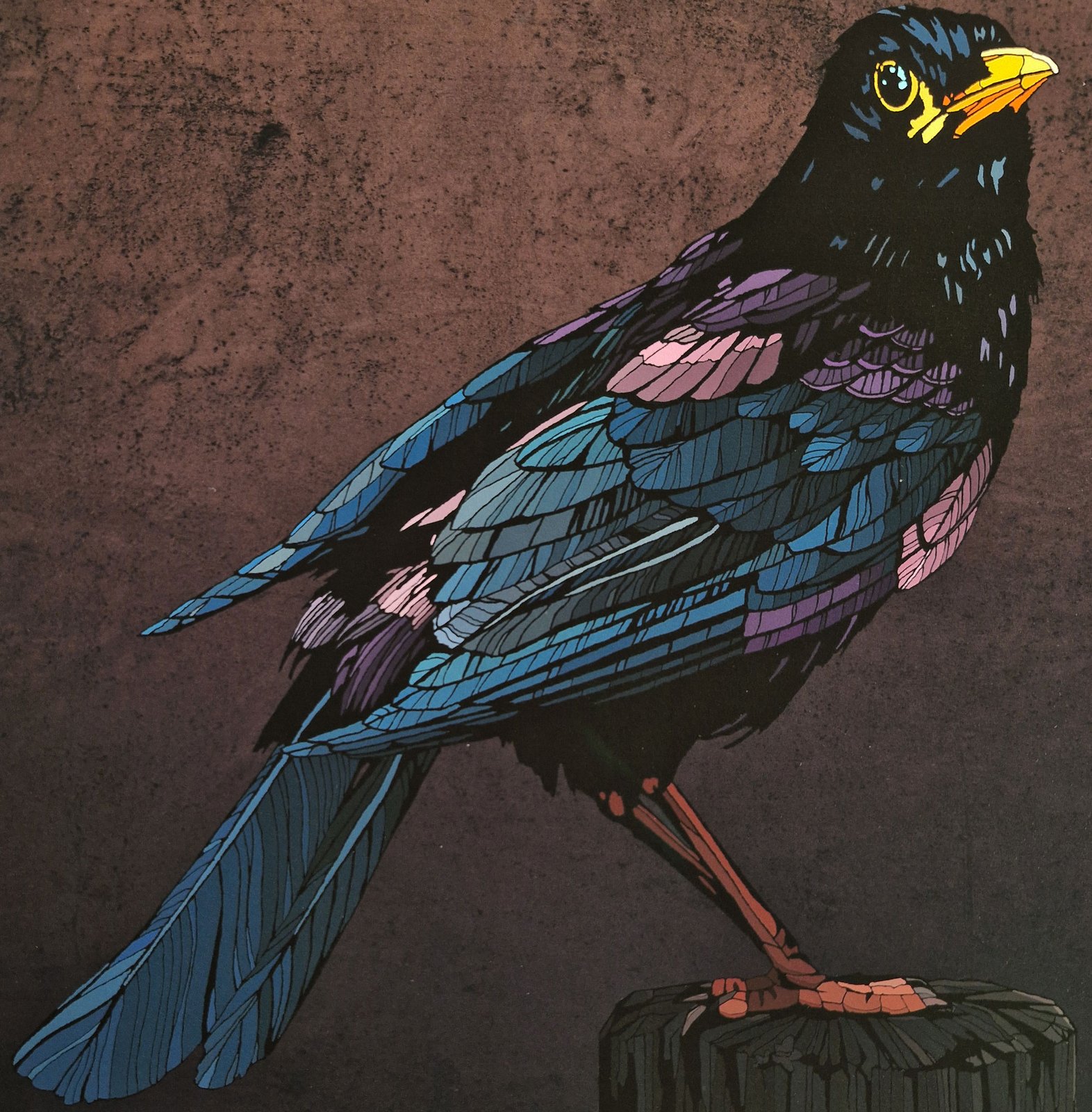 Blackbird' - Framed Print. | HINEinkart