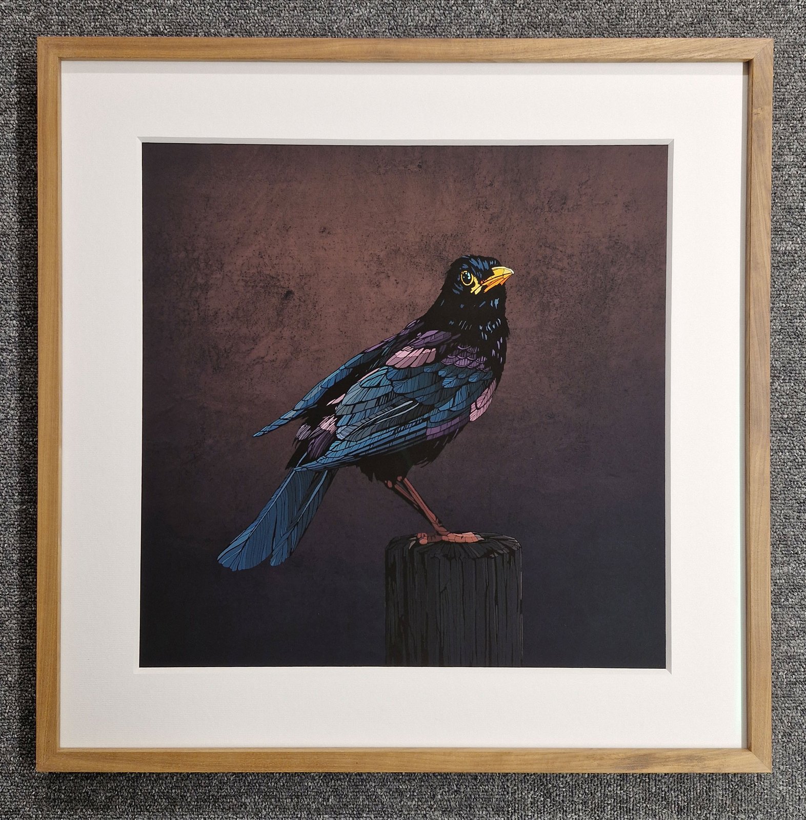 Blackbird' - Framed Print. | HINEinkart
