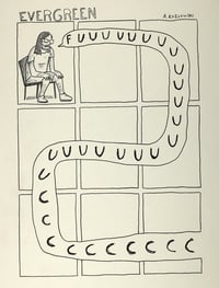 Image 2 of Ever Green Print with Coloring Page