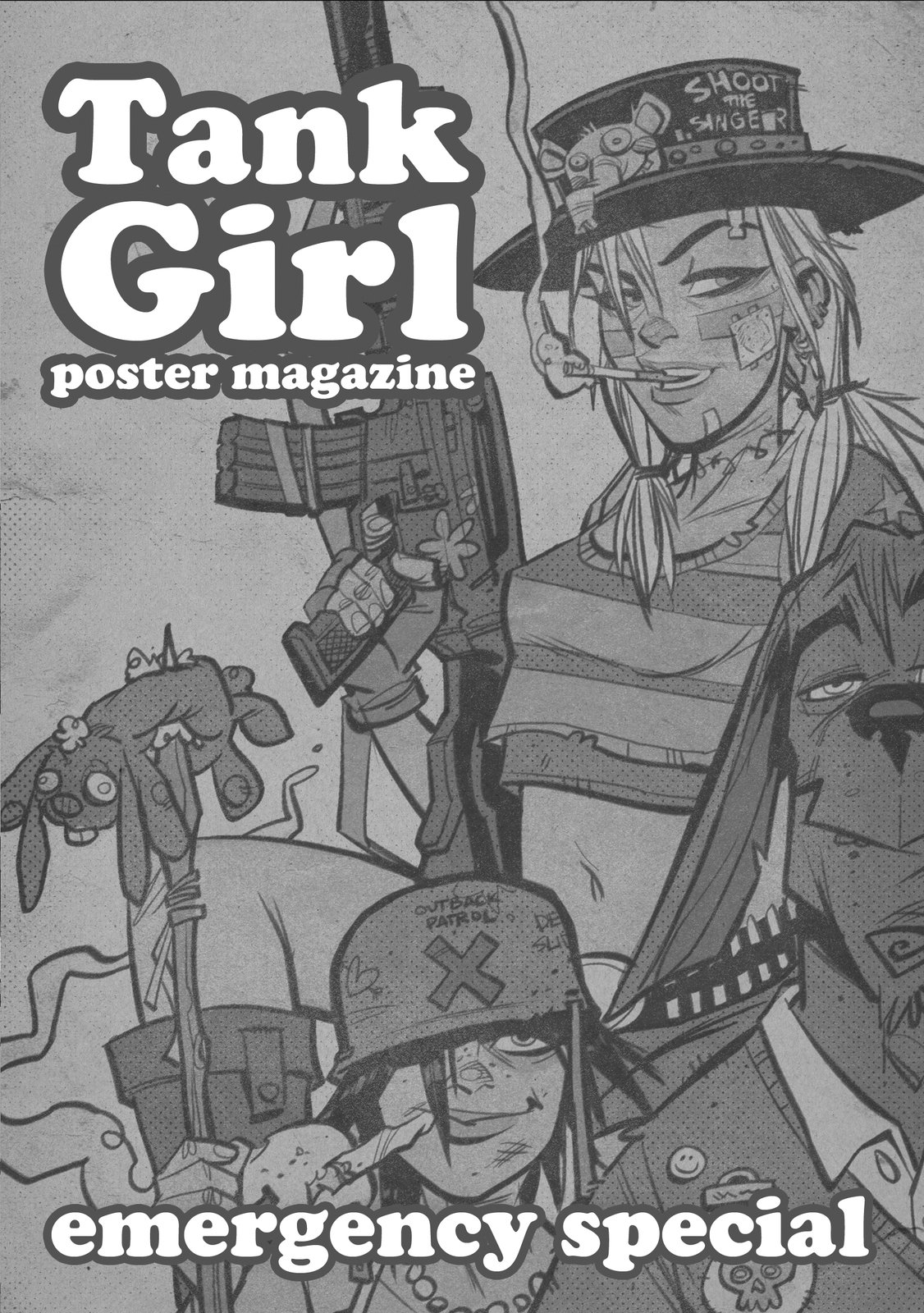 Tank Girl Emergency Poster Magazine - Sixth Edition - Hand Signed