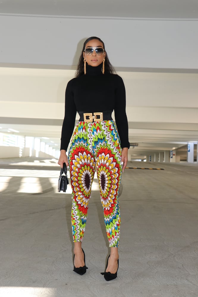 Image of The Arabs leggings -color waves 