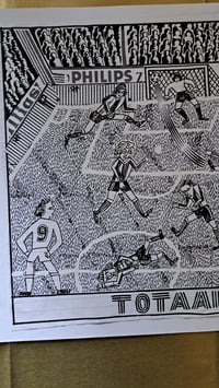 Image 3 of ORIGINAL DRAWING - TOOTALVOETBAL!