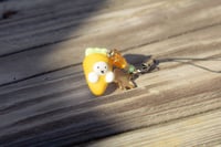 Image 1 of Kawaii Bunny carrot charm