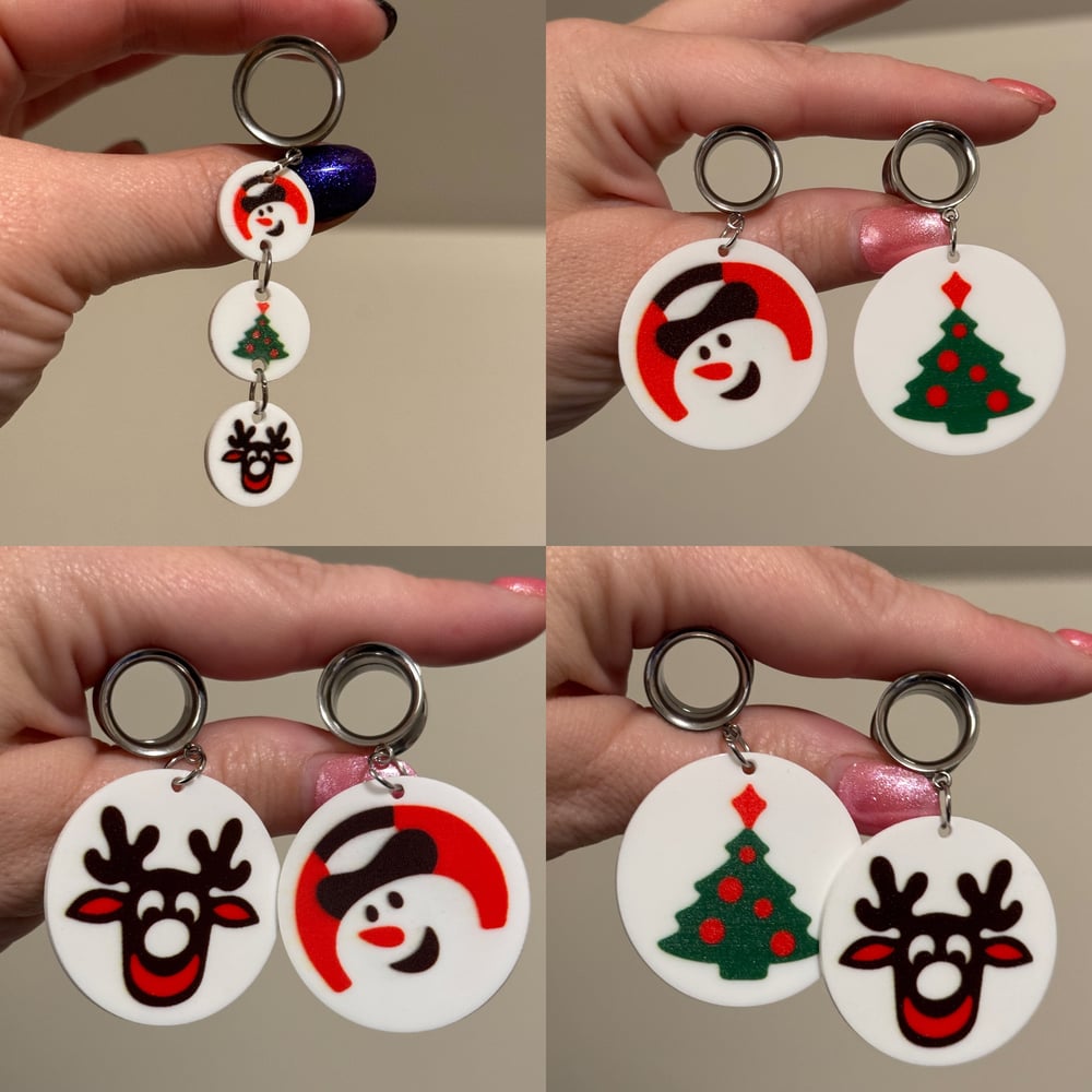 Image of Holiday Cookie Dangles (sizes 2g-2")