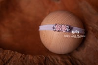 Image 2 of Little roses headband lilac