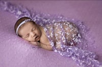 Image 5 of Little roses headband lilac