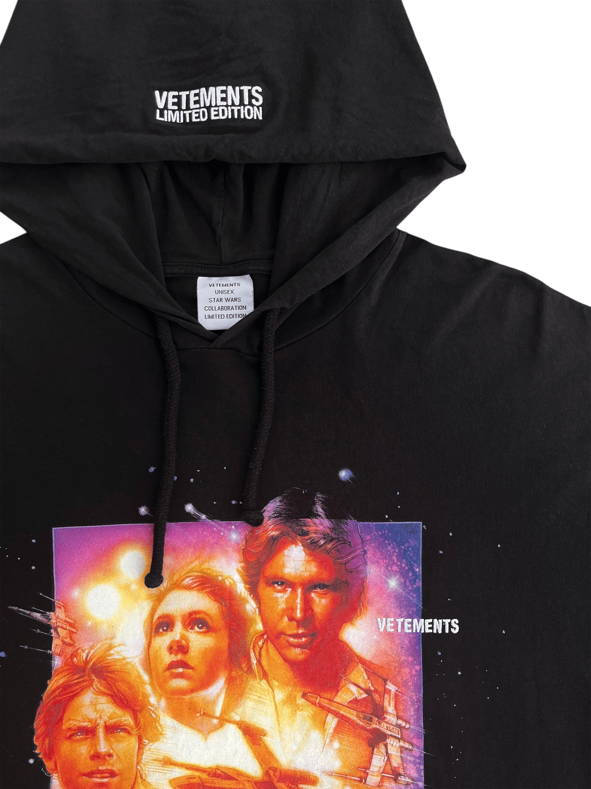 19 Vetements x Star Wars Hooded Longsleeve - L | neverlandsupply 19 Vetements x Star Wars Hooded Longsleeve - L | neverlandsupply