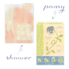 Shower + Pansy Prints