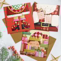 Image 2 of Santa's Mince Pie & Milk - Christmas Card