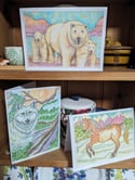 Winter animal scenes £5-£50.00