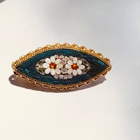 Image 3 of Vintage Micro Mosaic brooch