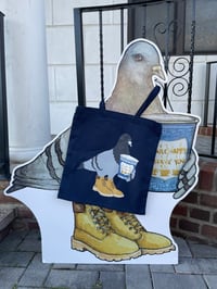 Image 1 of Pigeon In Timbs Tote Bag