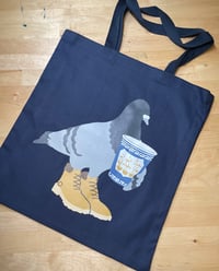 Image 2 of Pigeon In Timbs Tote Bag