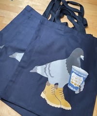 Image 3 of Pigeon In Timbs Tote Bag