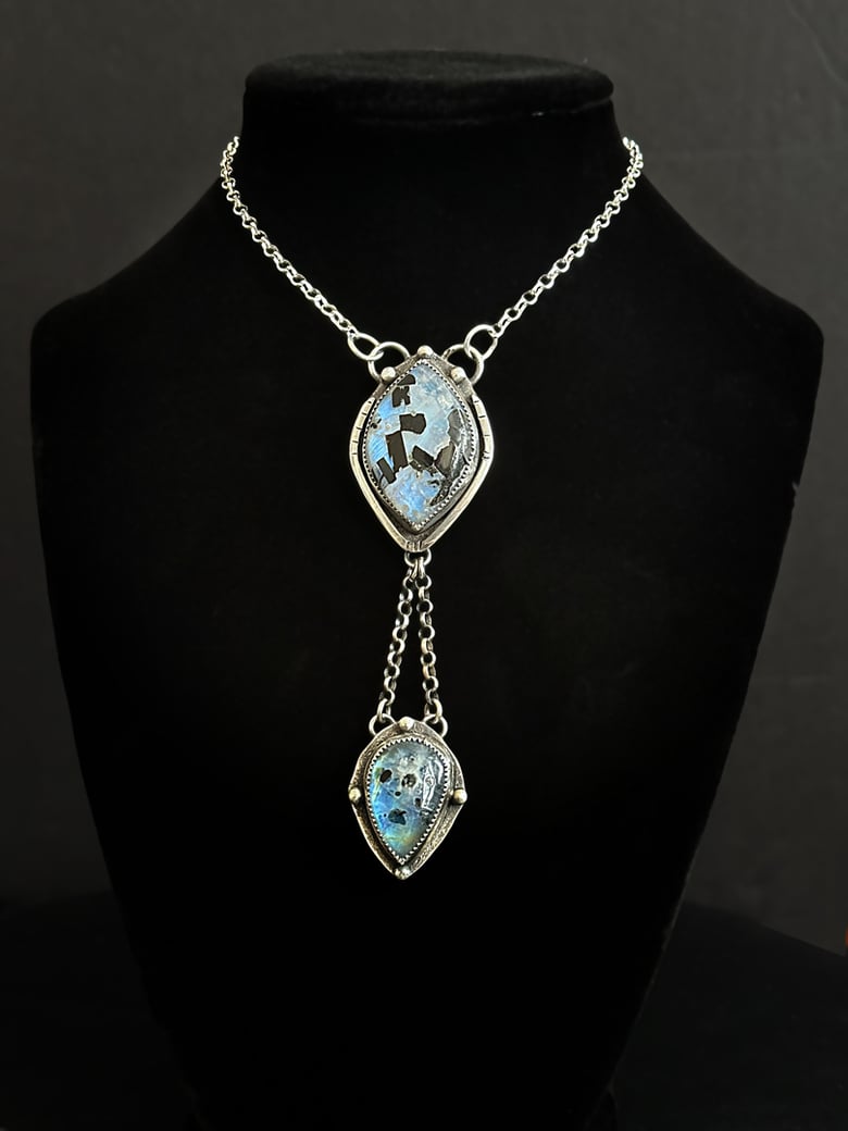 Image of Rainbow Moonstone Necklace