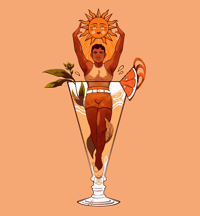Image 4 of The Sun Spritzer Sticker