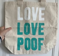 Image 2 of You Us We All Love Love Poof sturdy tote